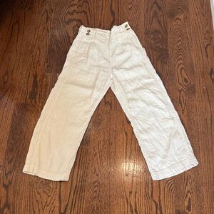 Linen/Cotton Blend Ankle Pants American Eagle Women’s